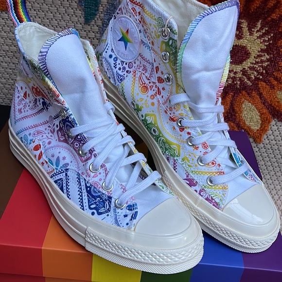 Converse A02266C All Star 
CHUCK Taylor 70 HI
WHITE/UNIVERSITY RED Men’ sneakers - Picture 9 of 16